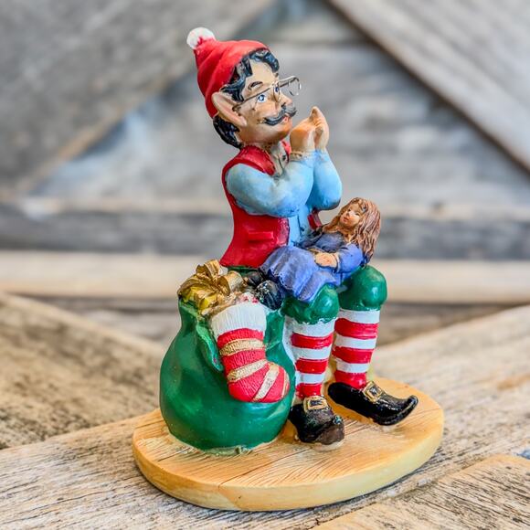 Santa’s Helper Doll Maker Limited Edition Figurine-Christmas Decor-Holiday-4”H - Picture 2 of 9